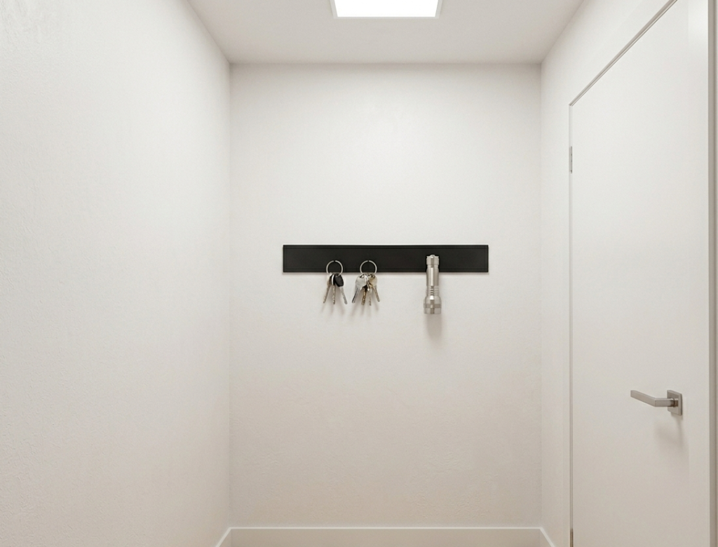 Add a Magnetic Key Holder Inside the Door