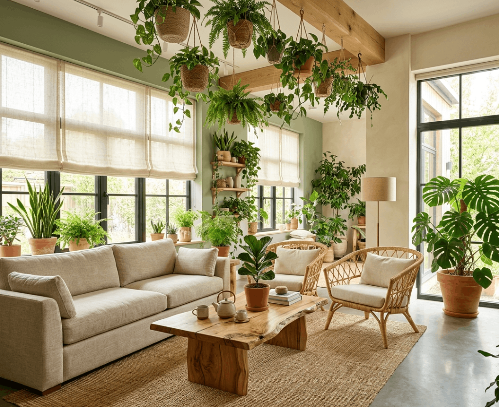 Biophilic Living Room
