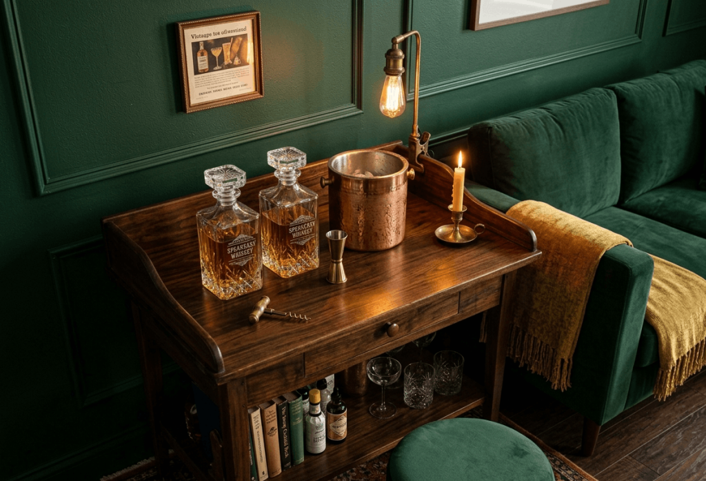 Converted Corner Bar or Drink Station