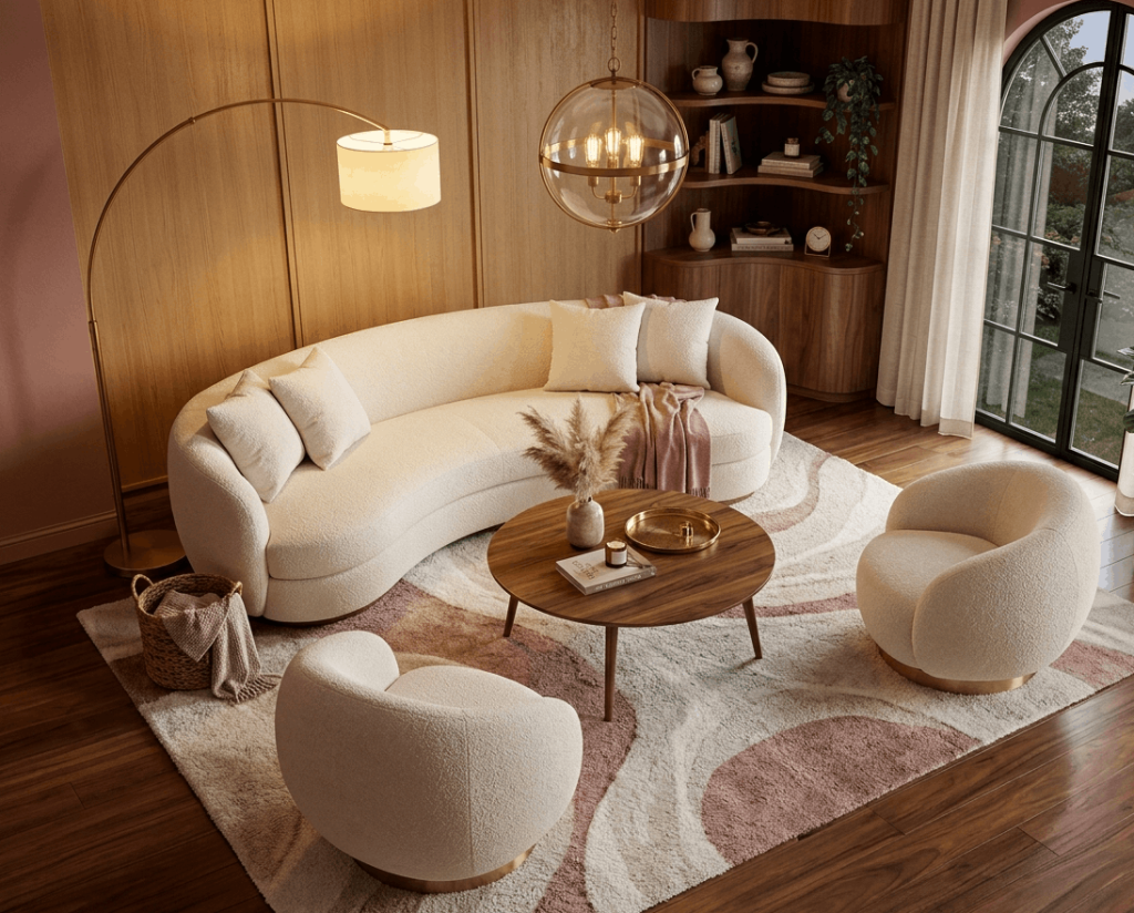 Curved Furniture & Soft Edges