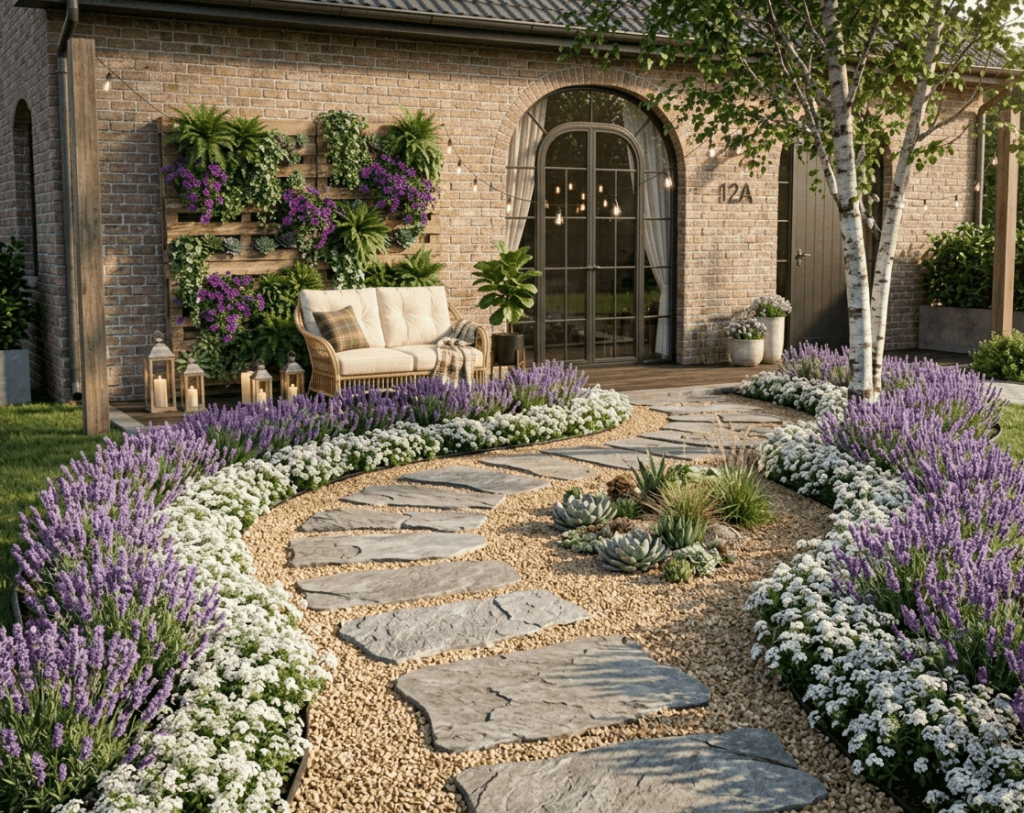 Gravel and Stepping Stone Path