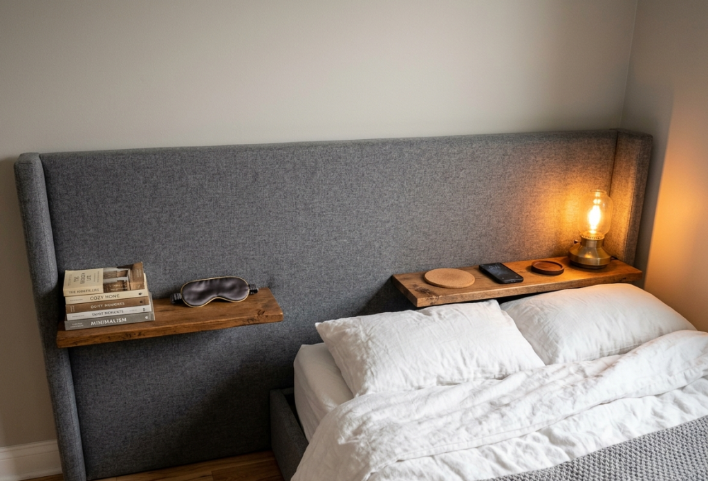 Headboard with Built-In Storage