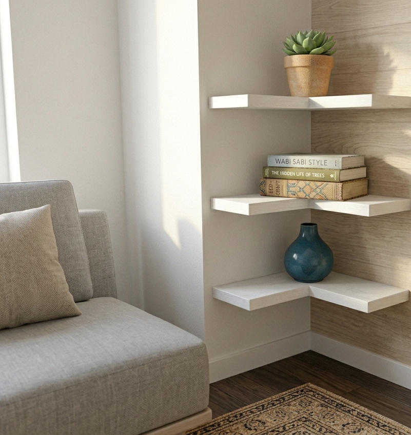 Install Corner Shelving