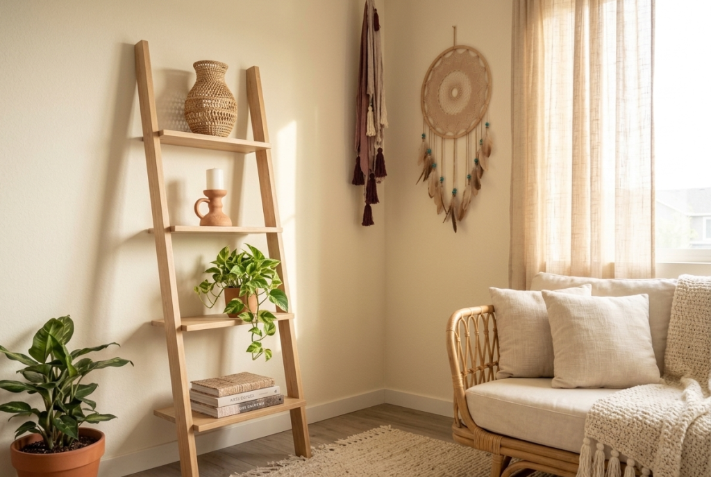 Ladder Shelf Display