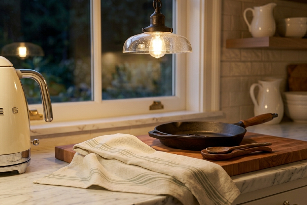 Layer a Kitchen Towel Artfully