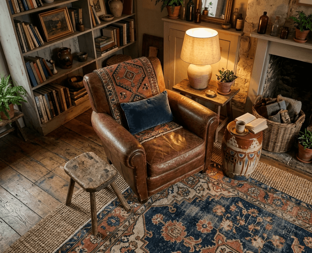 Layered Persian or Oriental Rugs