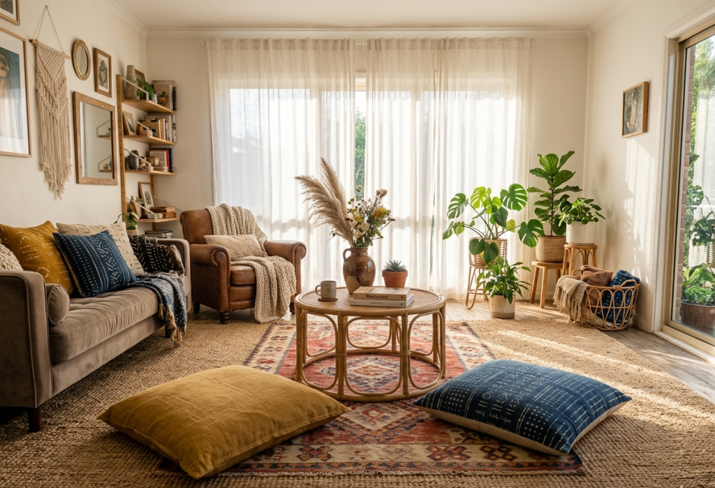 Layered Textile Rugs