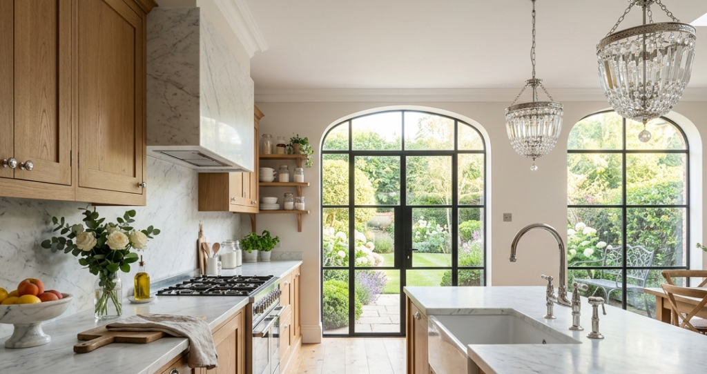 Oak and Marble Luxury Combo
