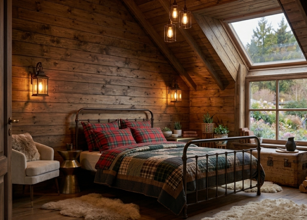 Rustic Cabin Attic Loft