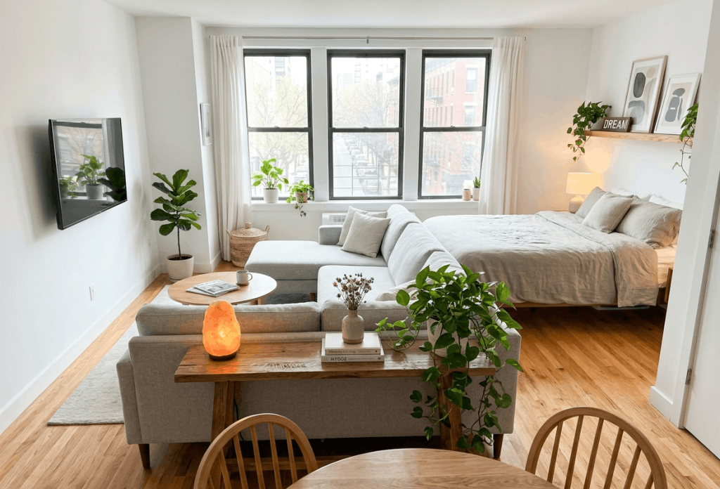 Sectional as a Room Divider