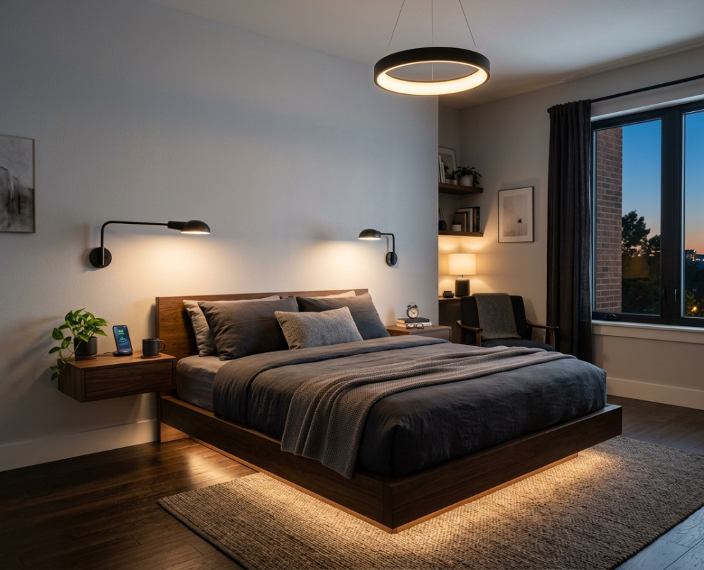 Smart Lighting with Layered Sources