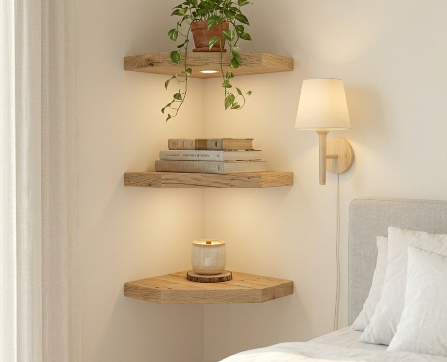Use Corner Shelves
