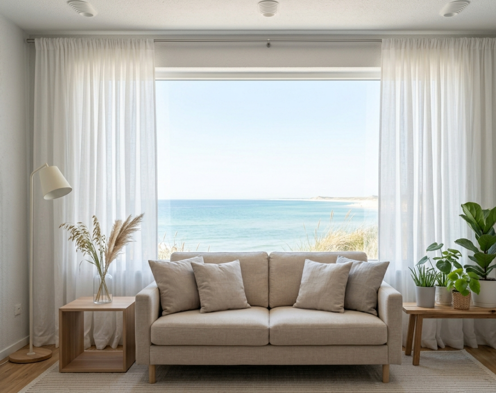 Use Curtains Hung High and Wide