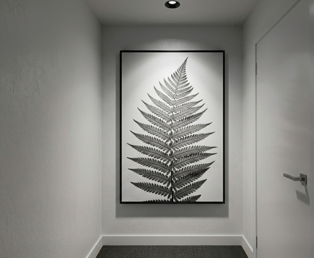 Use a Single Large-Scale Black and White Photo