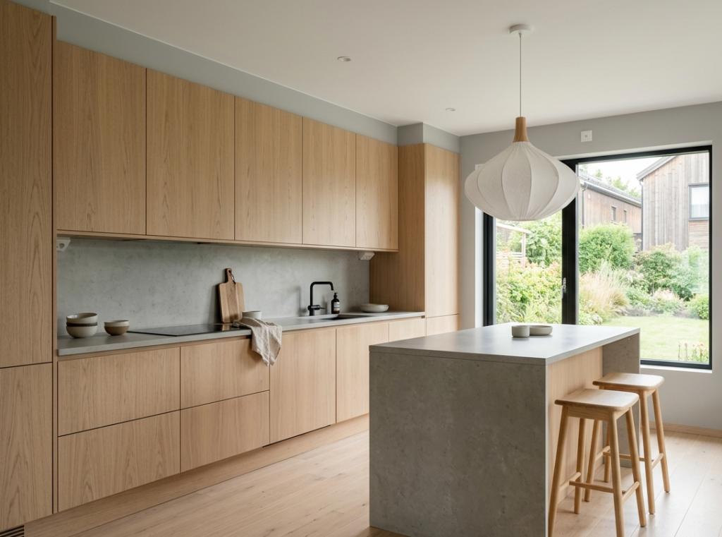 White Oak Scandinavian Minimalist