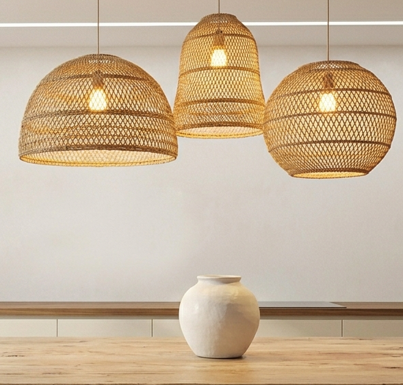 Woven Pendant Lights