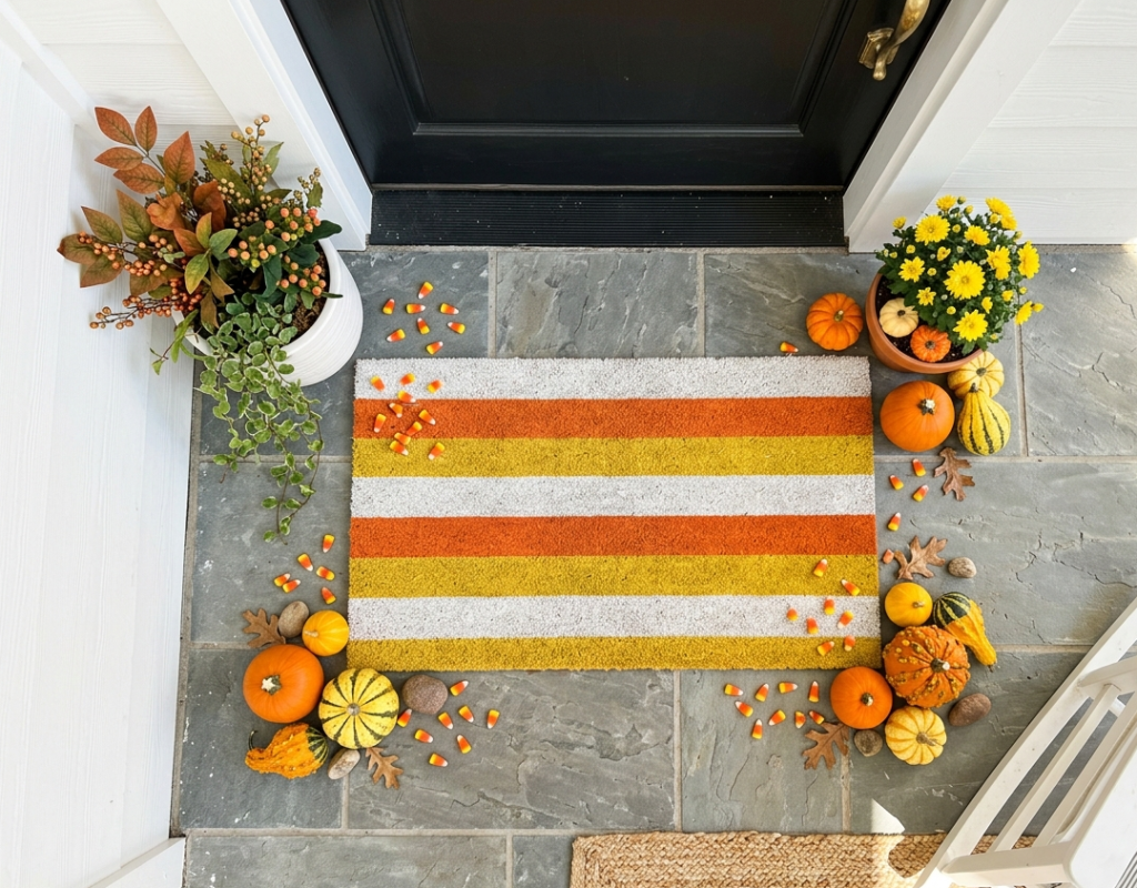 Candy Corn Gradient Mat