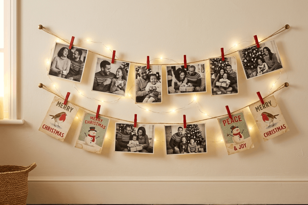 Clothespin Photo Garland