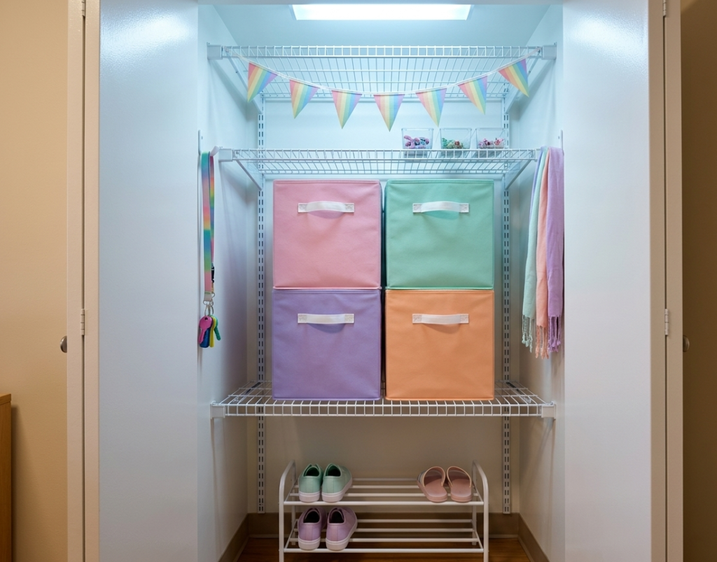 Collapsible Closet Cubes