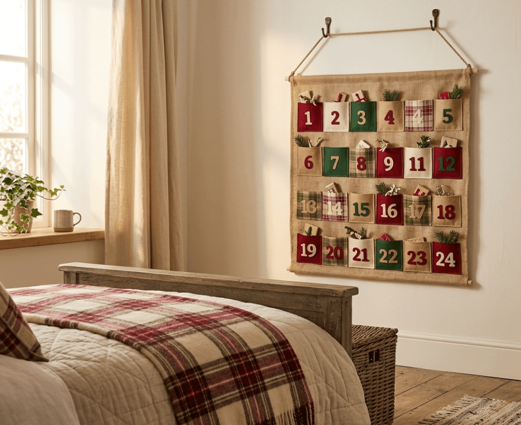 DIY Advent Calendar Wall Hanging