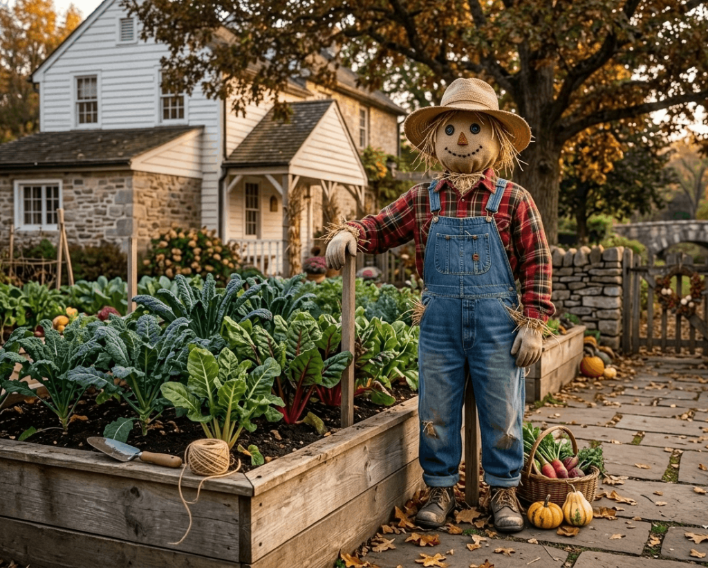 DIY Scarecrow Display