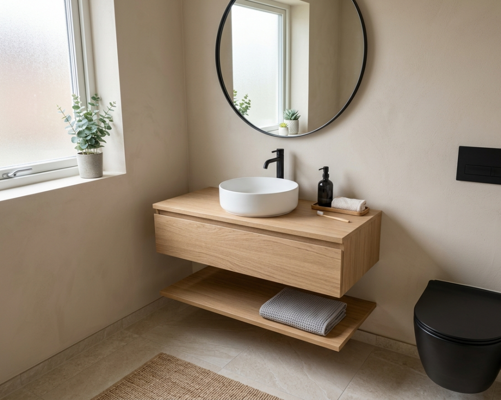 Float Your Vanity for Instant Floor Space