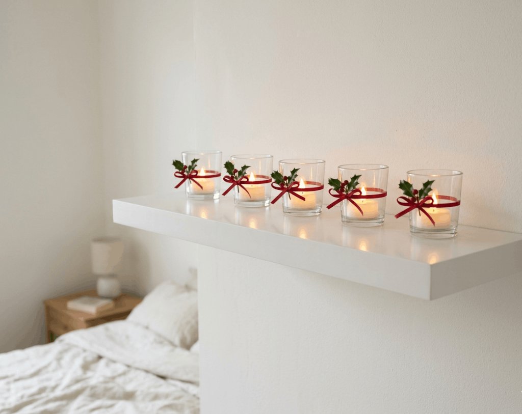 Floating Tea Light Shelf