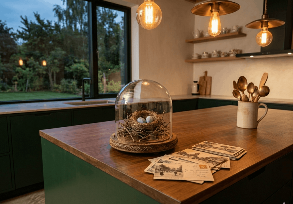 Glass Cloche with Curiosities