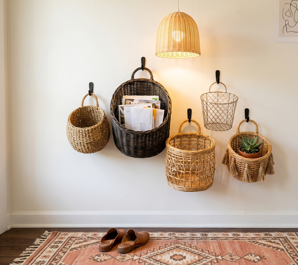 Hang Baskets on Walls