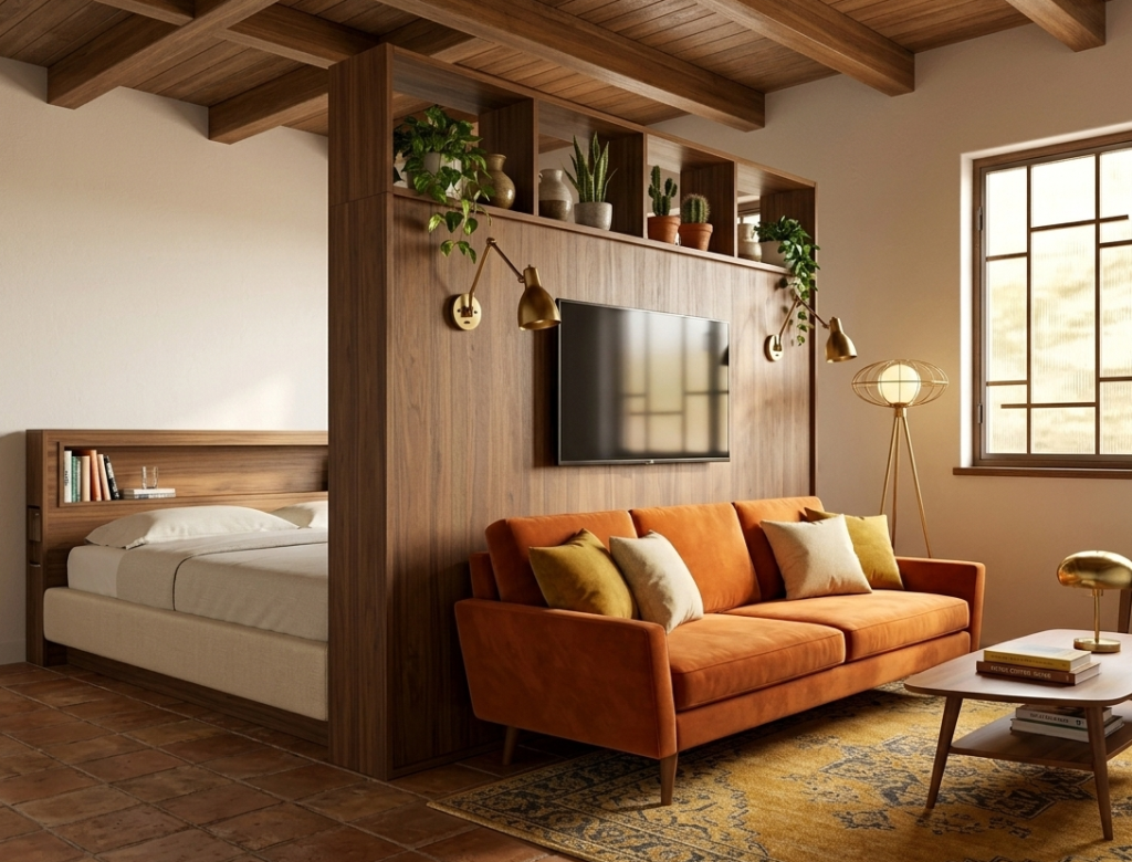 Headboard Room Divider