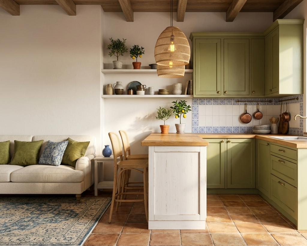 Kitchen Peninsula as Divider
