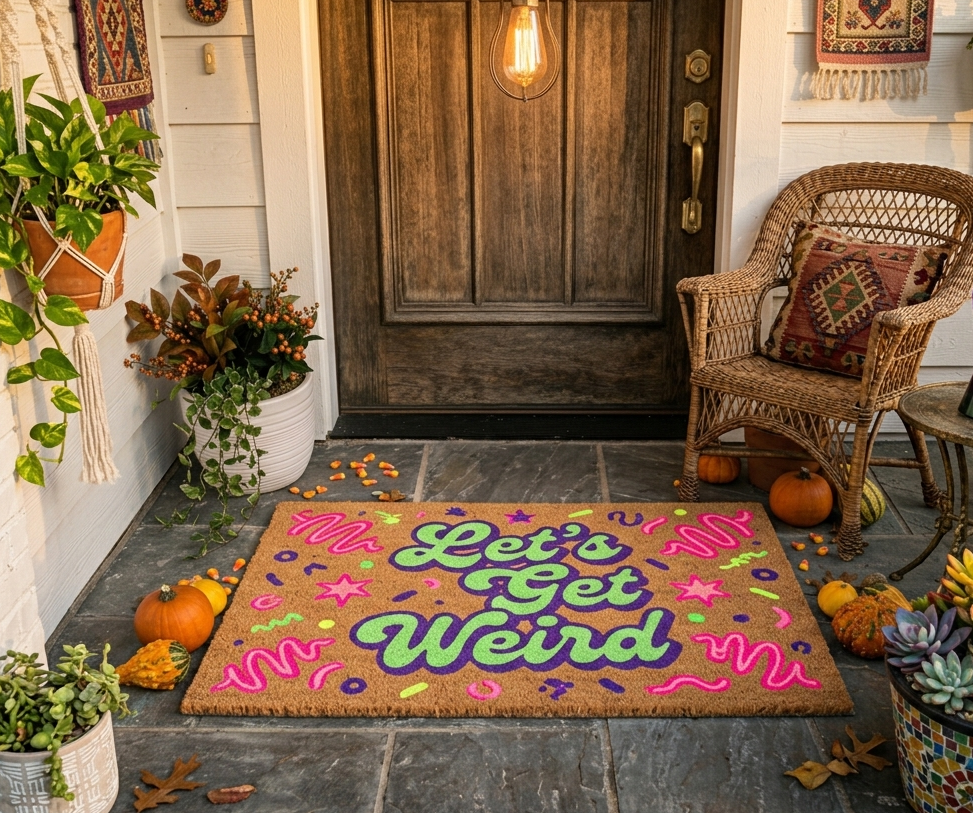 “Let’s Get Weird” Retro Mat