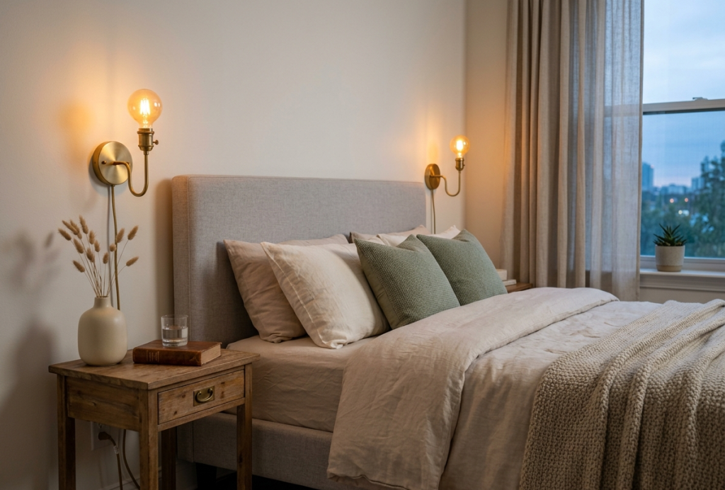 Lighting Upgrade with Plug-In Sconces