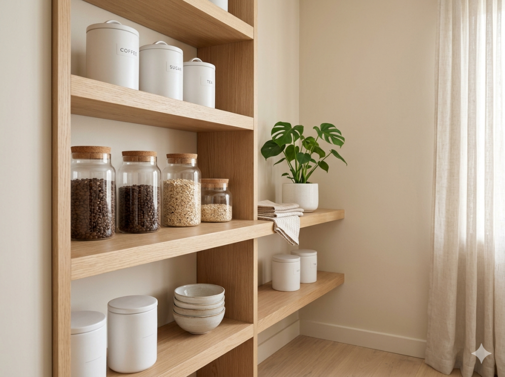 Open Pantry Shelving Cabinet