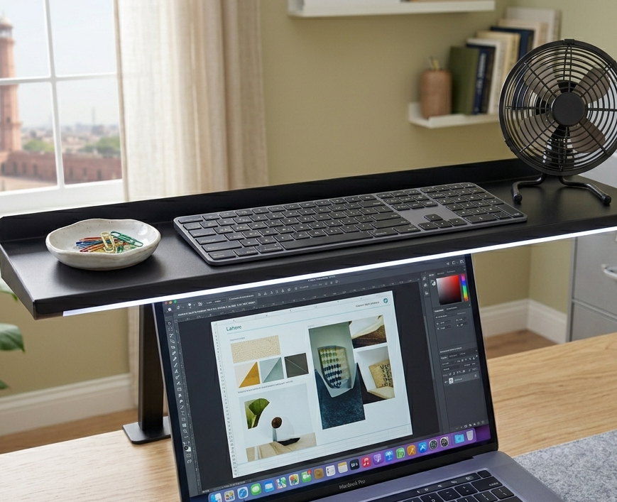 Over-the-Monitor Shelf