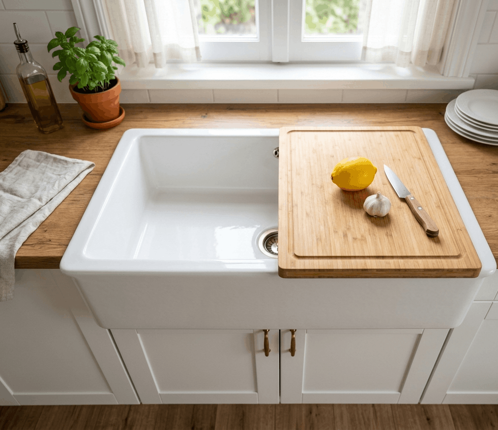 Over-the-Sink Cutting Board