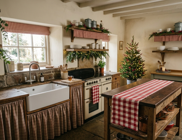 15 Farmhouse Christmas Kitchen Decor Ideas