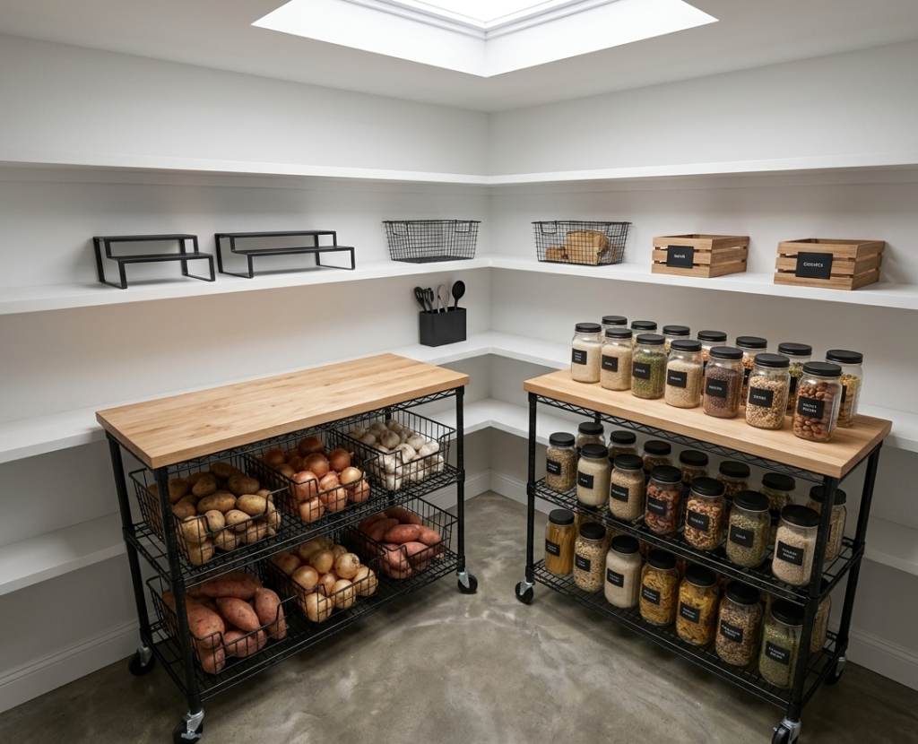 Rolling Carts for Flexible Storage