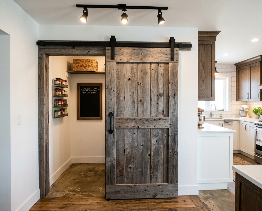 Sliding Barn Door for Tight Spaces