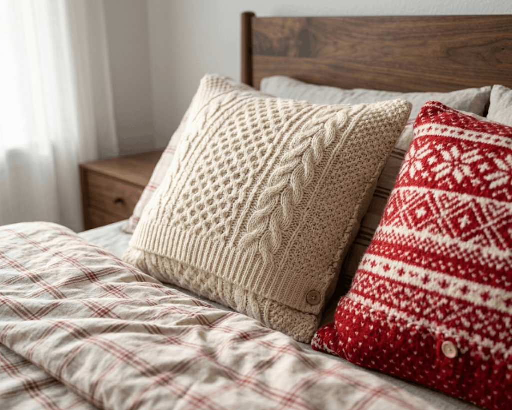 Sweater Pillow Covers