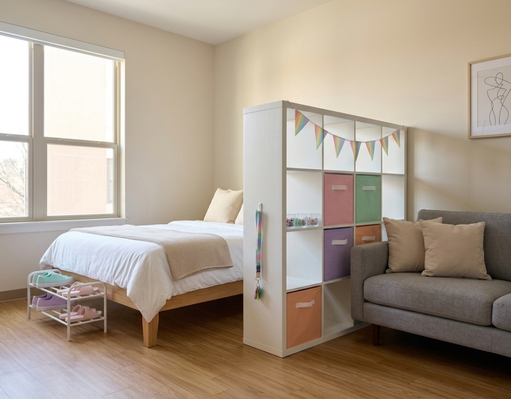 The Room Divider Shelf Unit