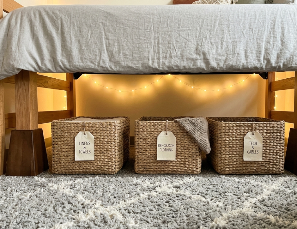Under-Bed Storage with Style