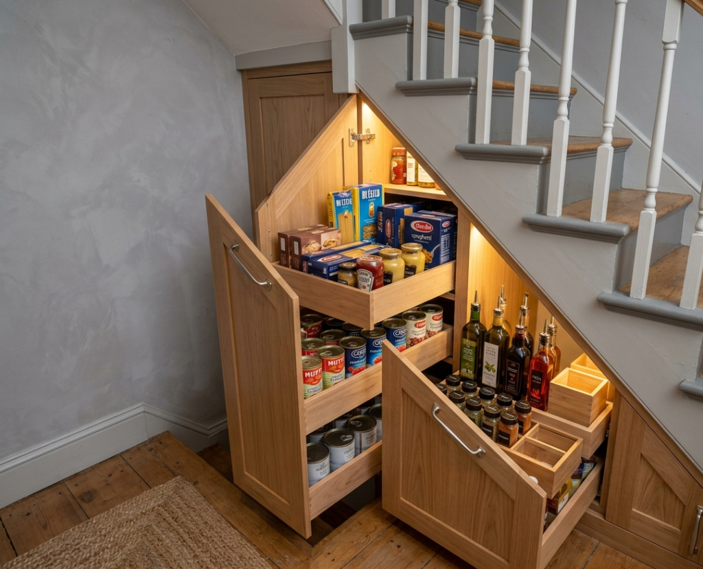  Under-Stair Pantry