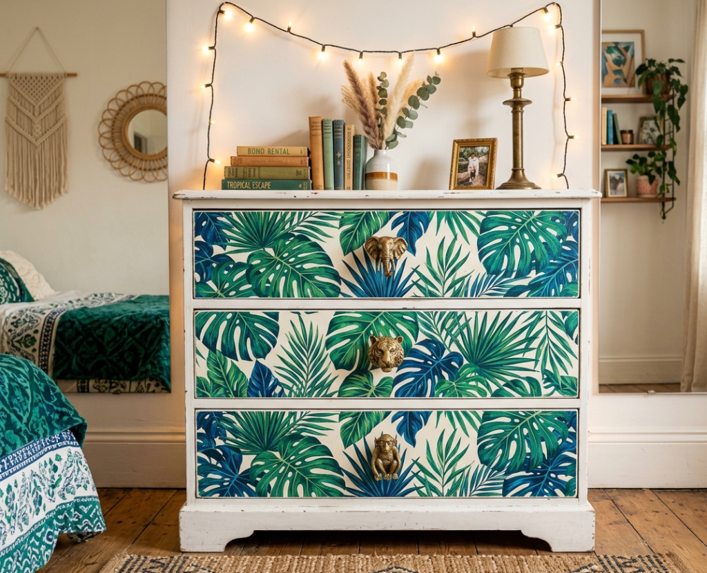 Upcycled with Wallpaper