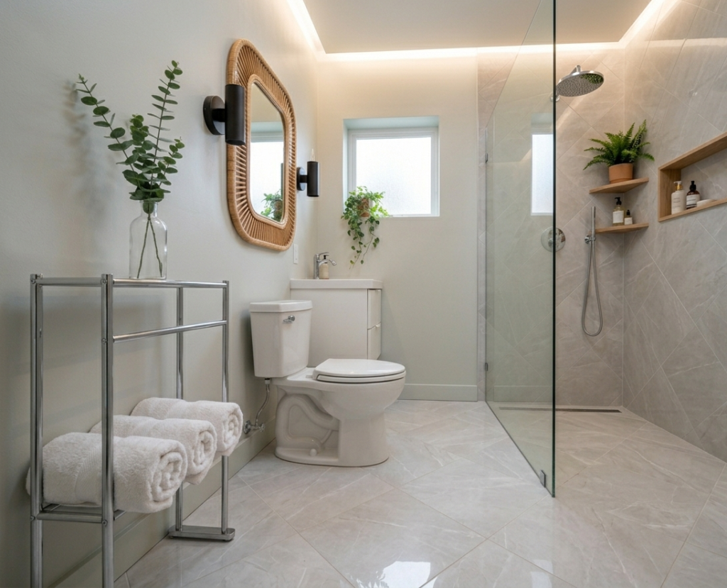 Use Large-Format Floor Tiles