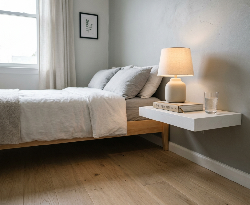 Vertical Wall-Mounted Nightstands