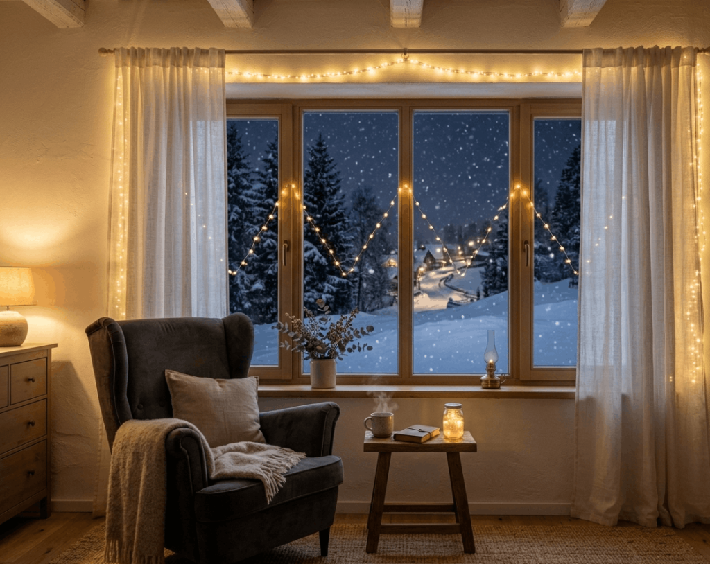 Window Frame Light Garland