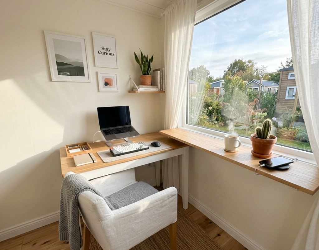 Window-Sill Desk Extension