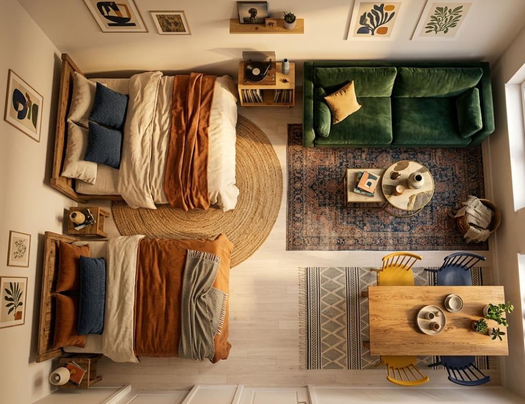 Zone by Rug Layering