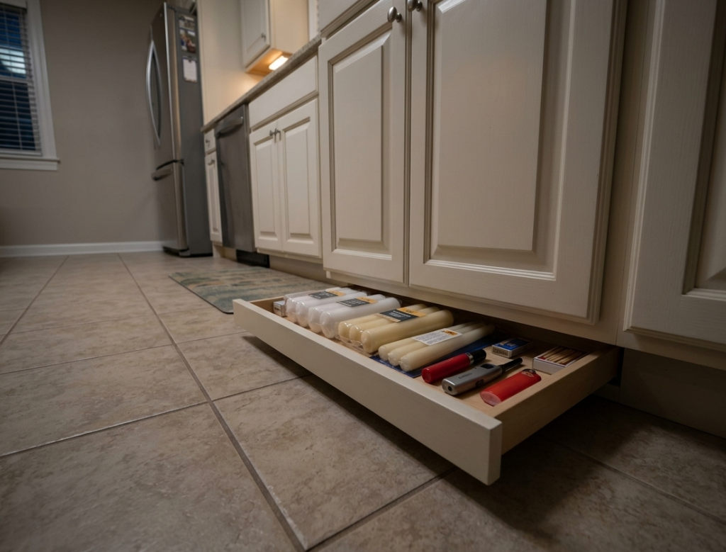 Baseboard Pantry Drawer